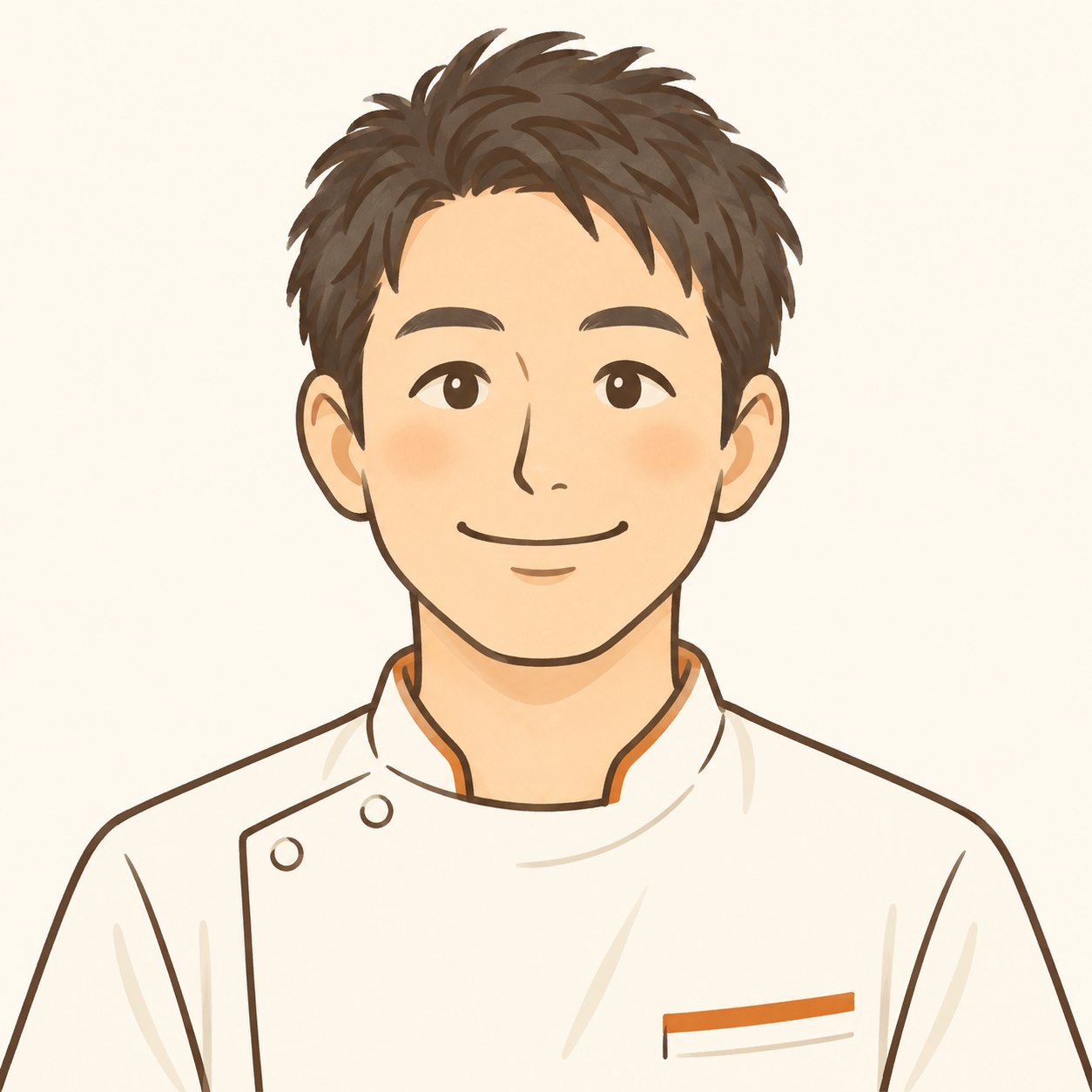 施術者を表すイメージイラスト。本人の似顔絵ではありません。